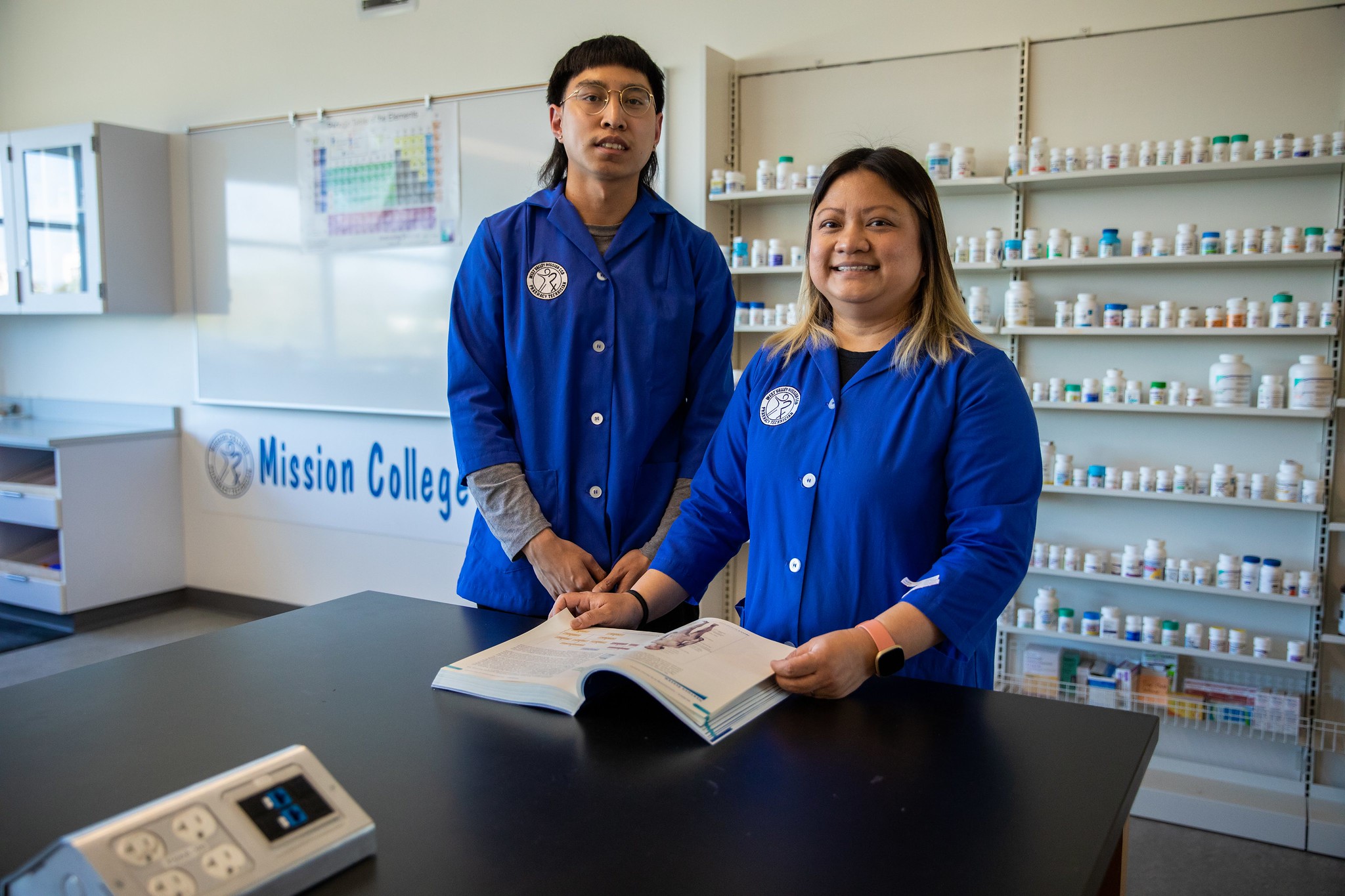 Pharmacy tech students