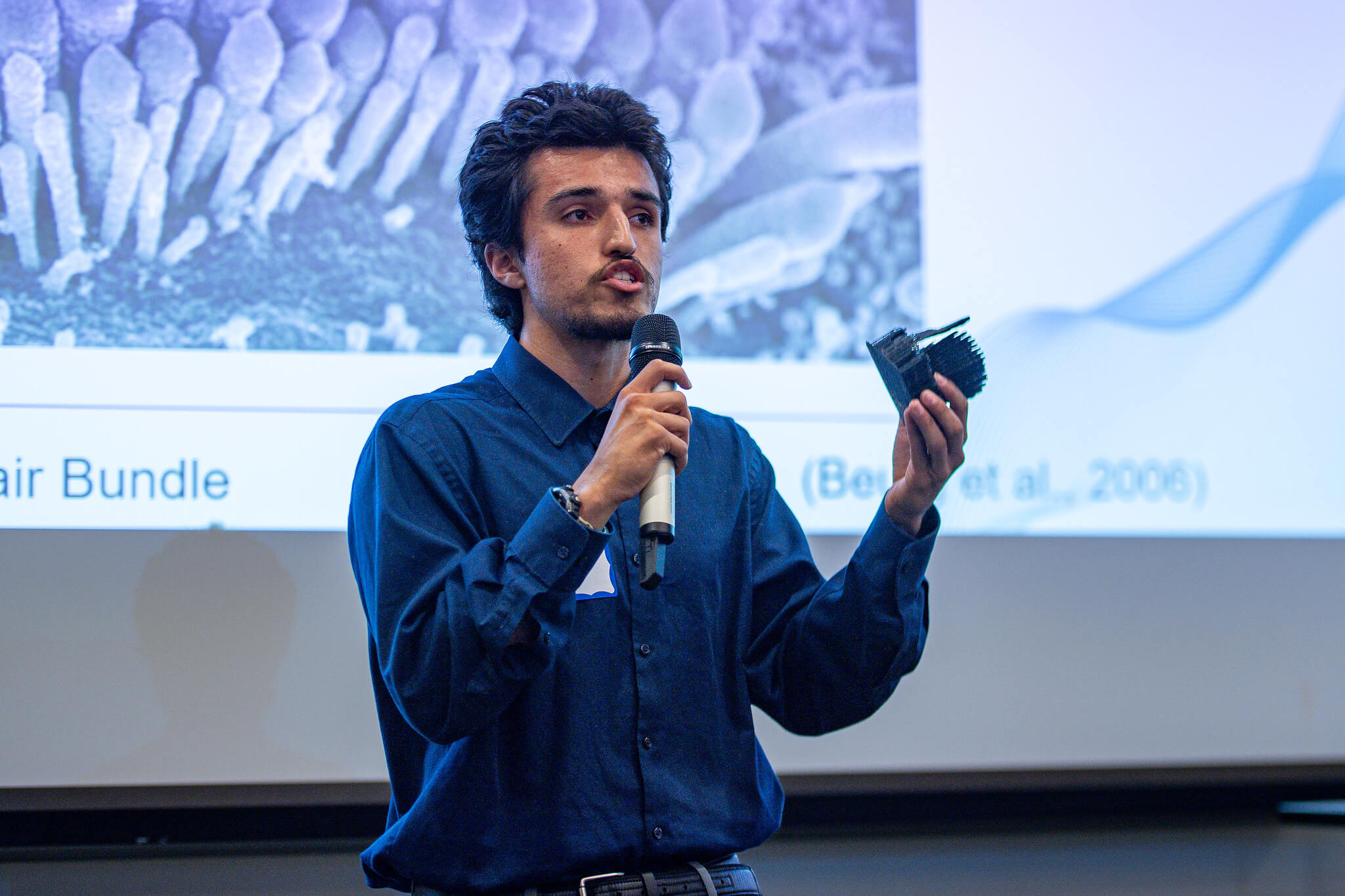 STEM student speaking