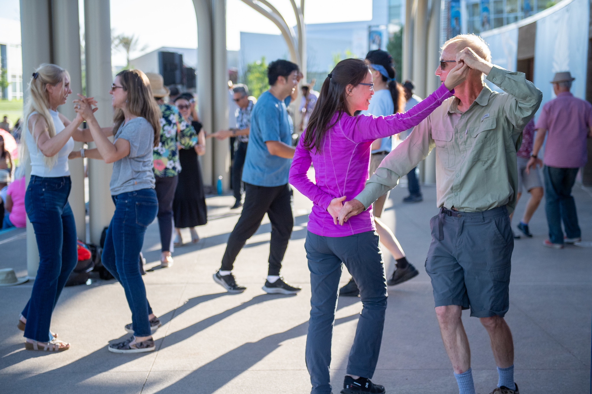 People dancings at concert