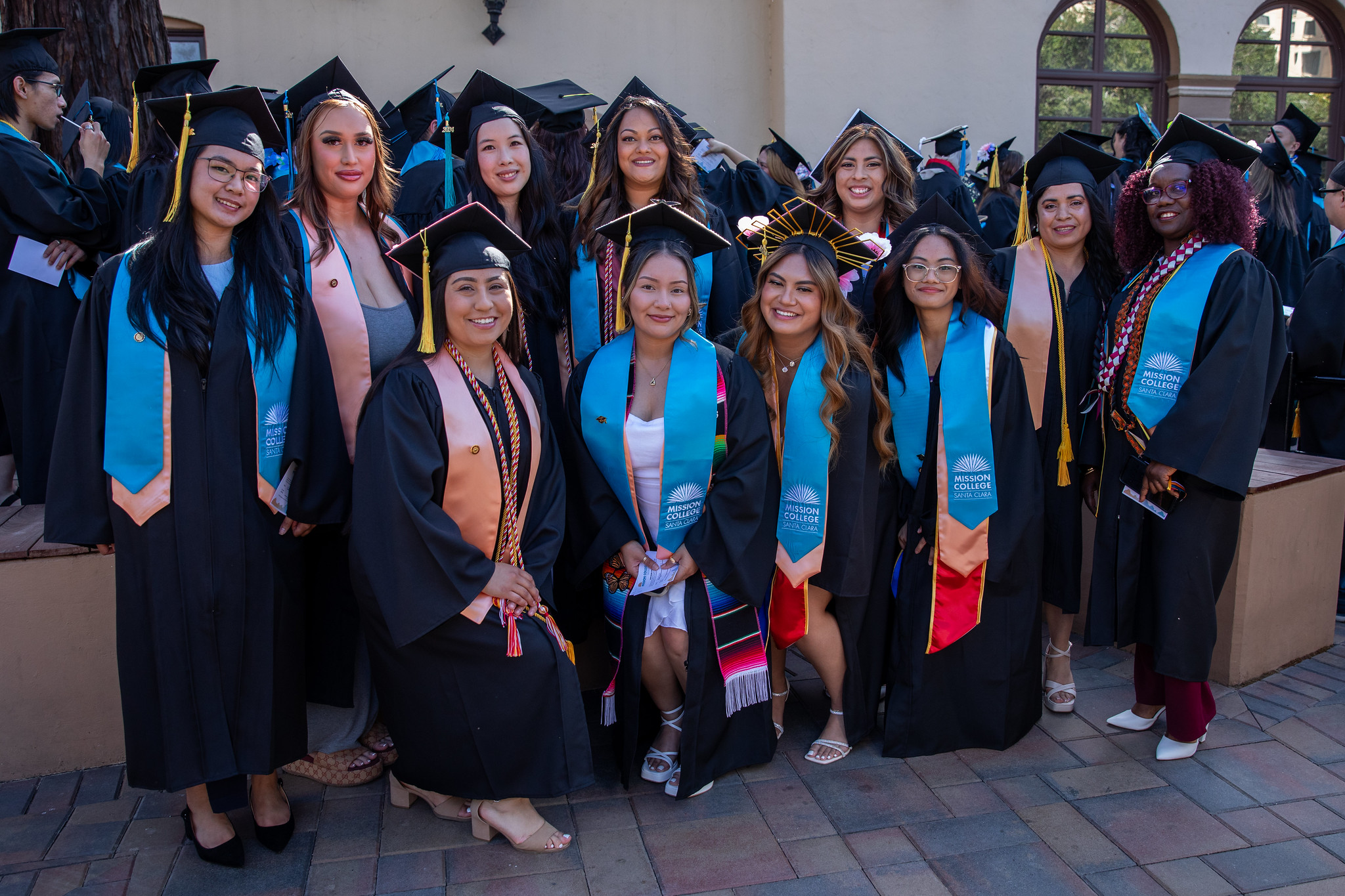 Graduating group of students