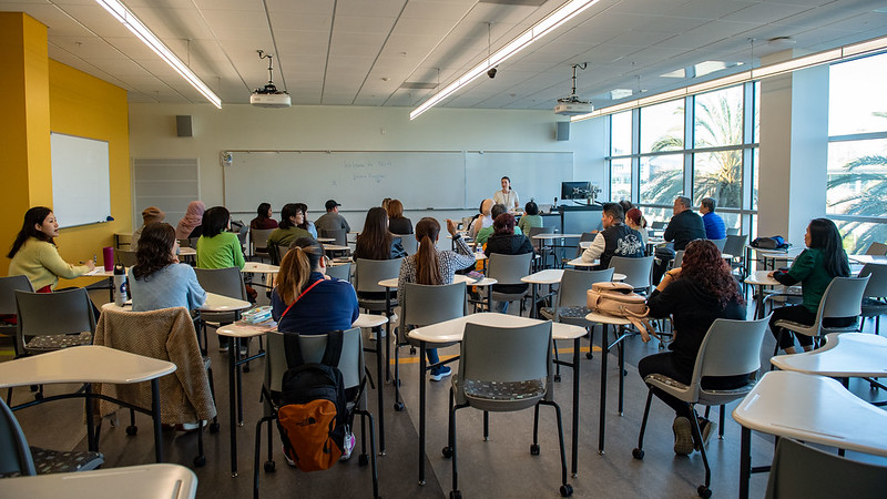 Students in classroom