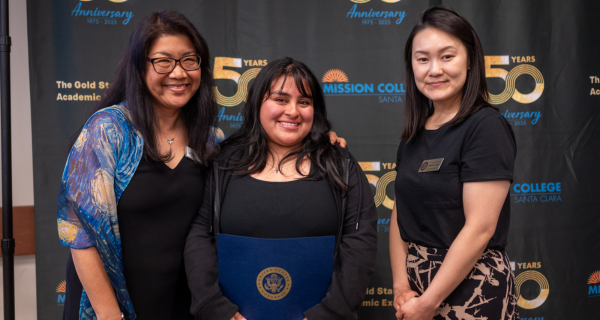 Student with employees