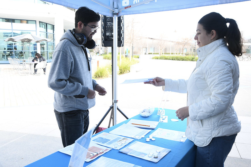 Student at ASG event