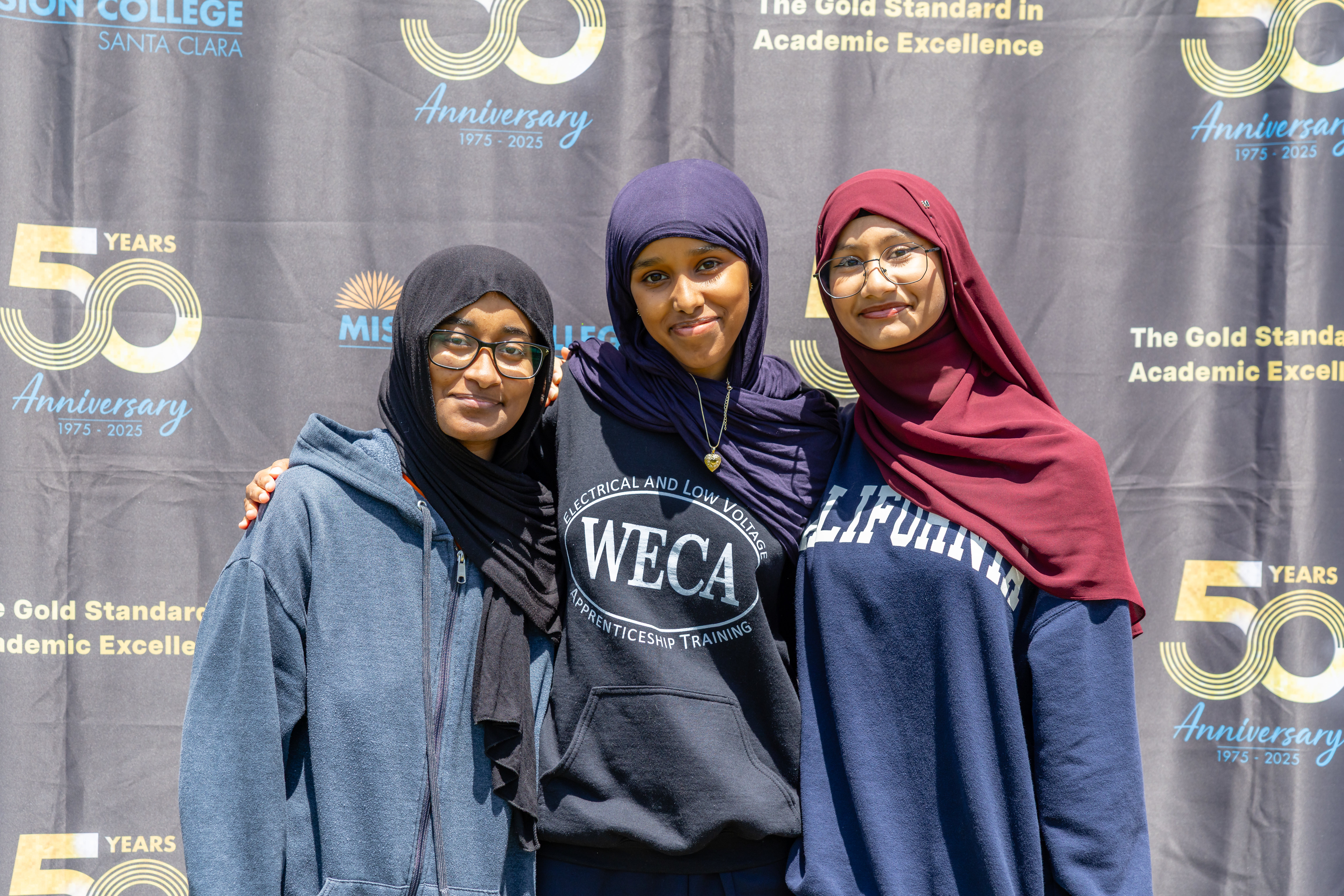 Female students posing for a picture