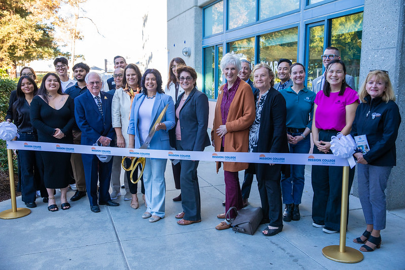 Ribbon cutting for opening of Market Pantry