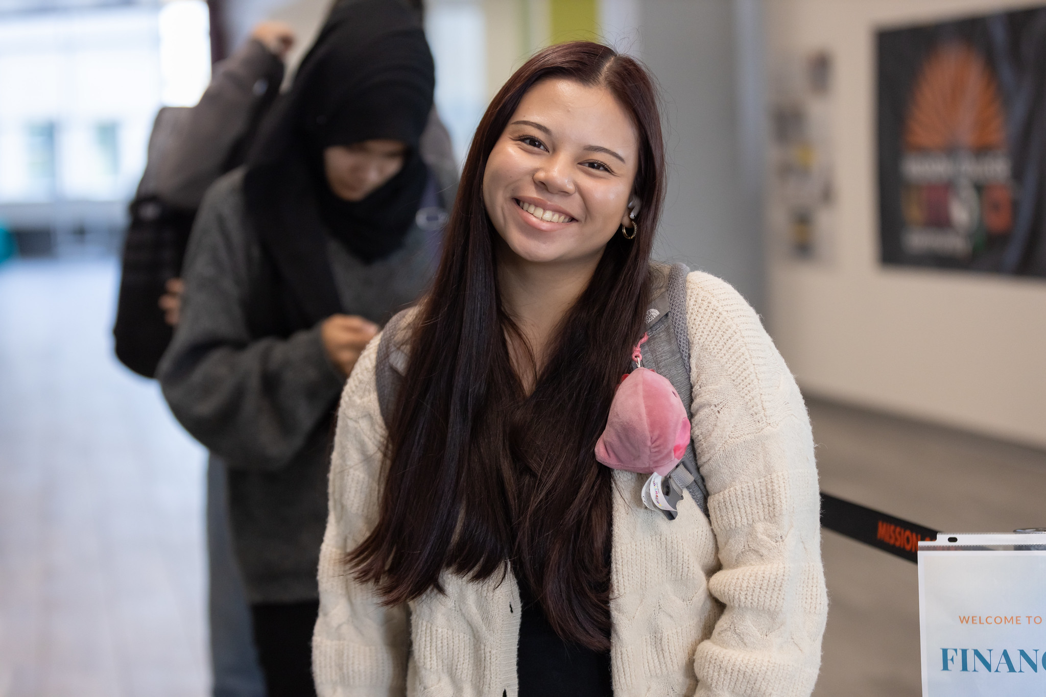 Students at Mission College Basic Needs Fair