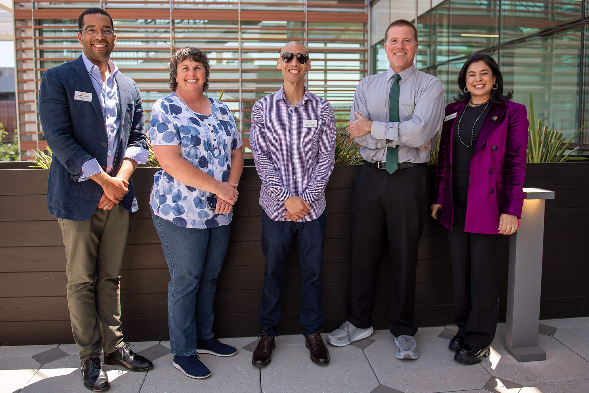 Seher Awan with faculty members