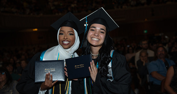 Students at graduation