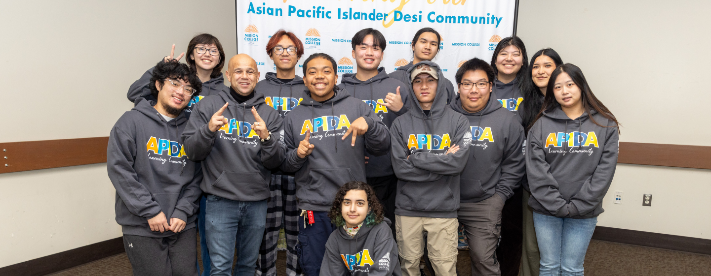 APIDA students on stage