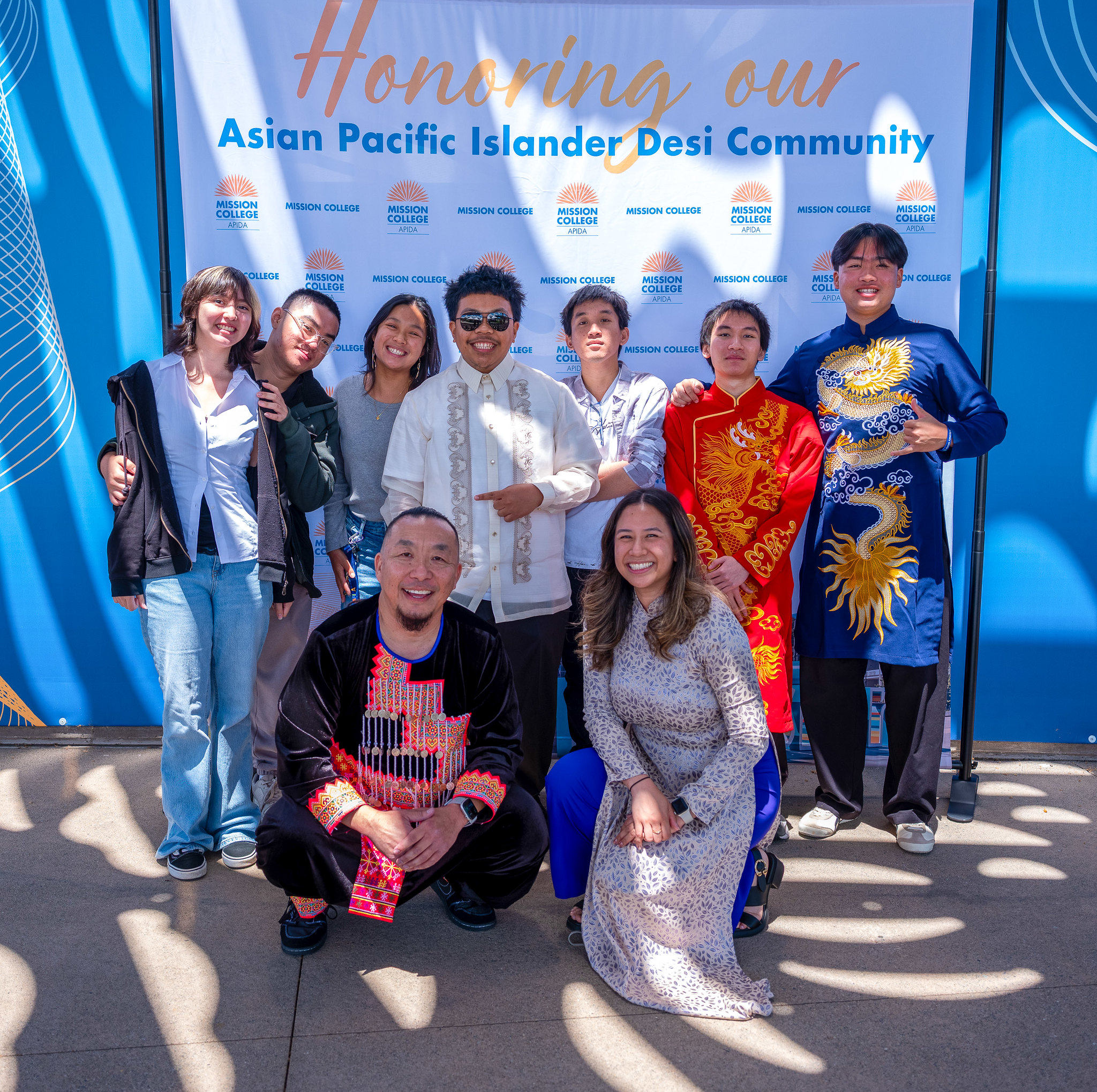 Group of APIDA members posing for a picture