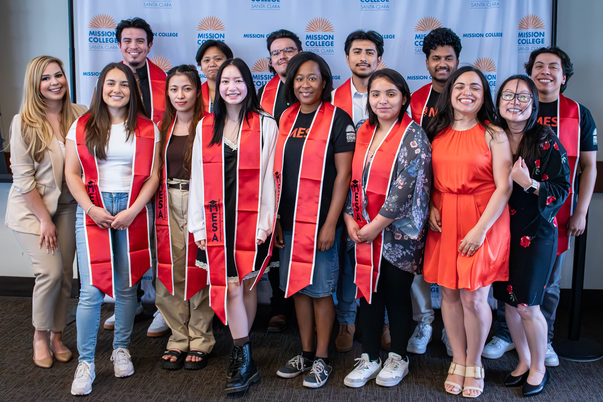 MESA students celebrating