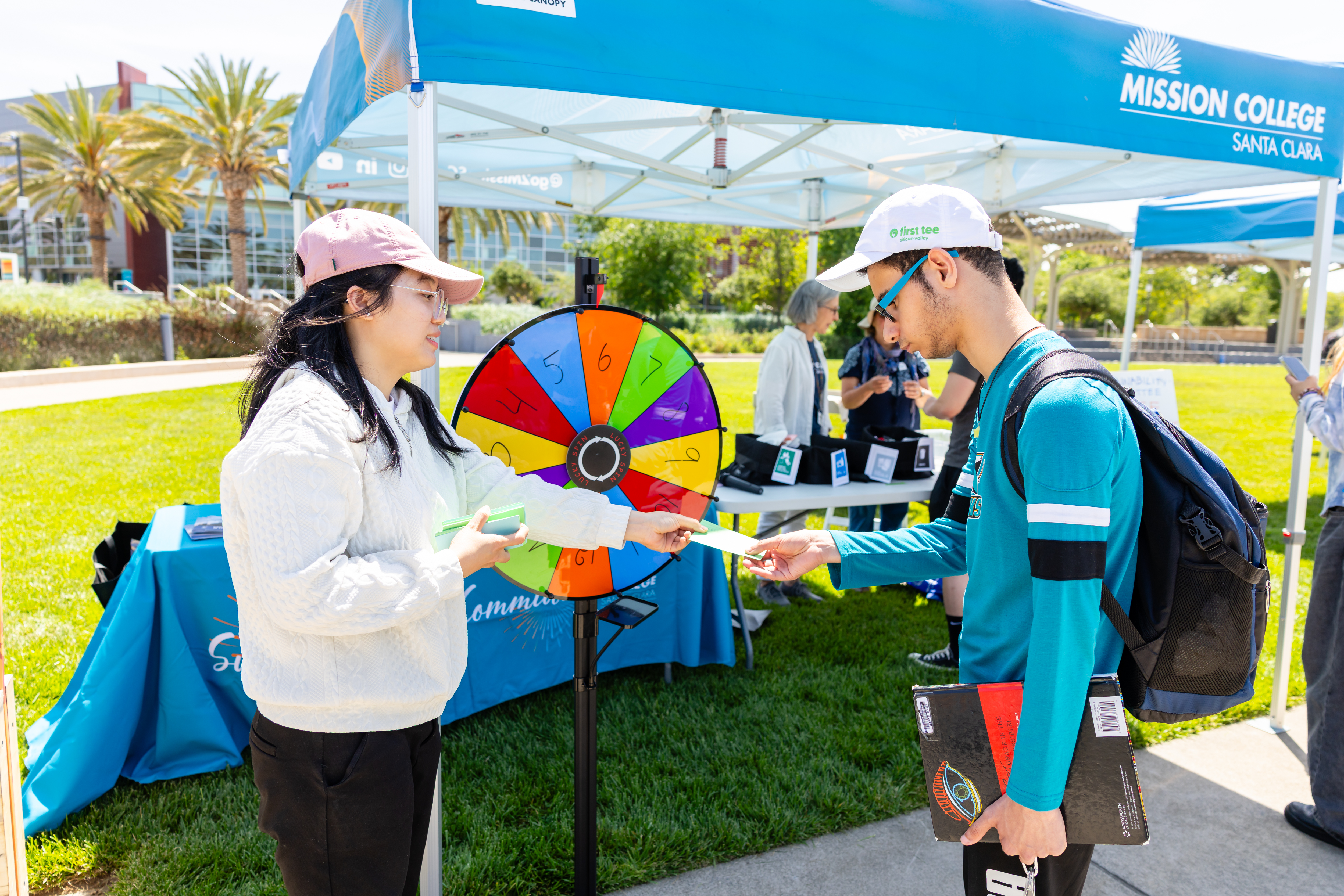 Students at Eco Fair