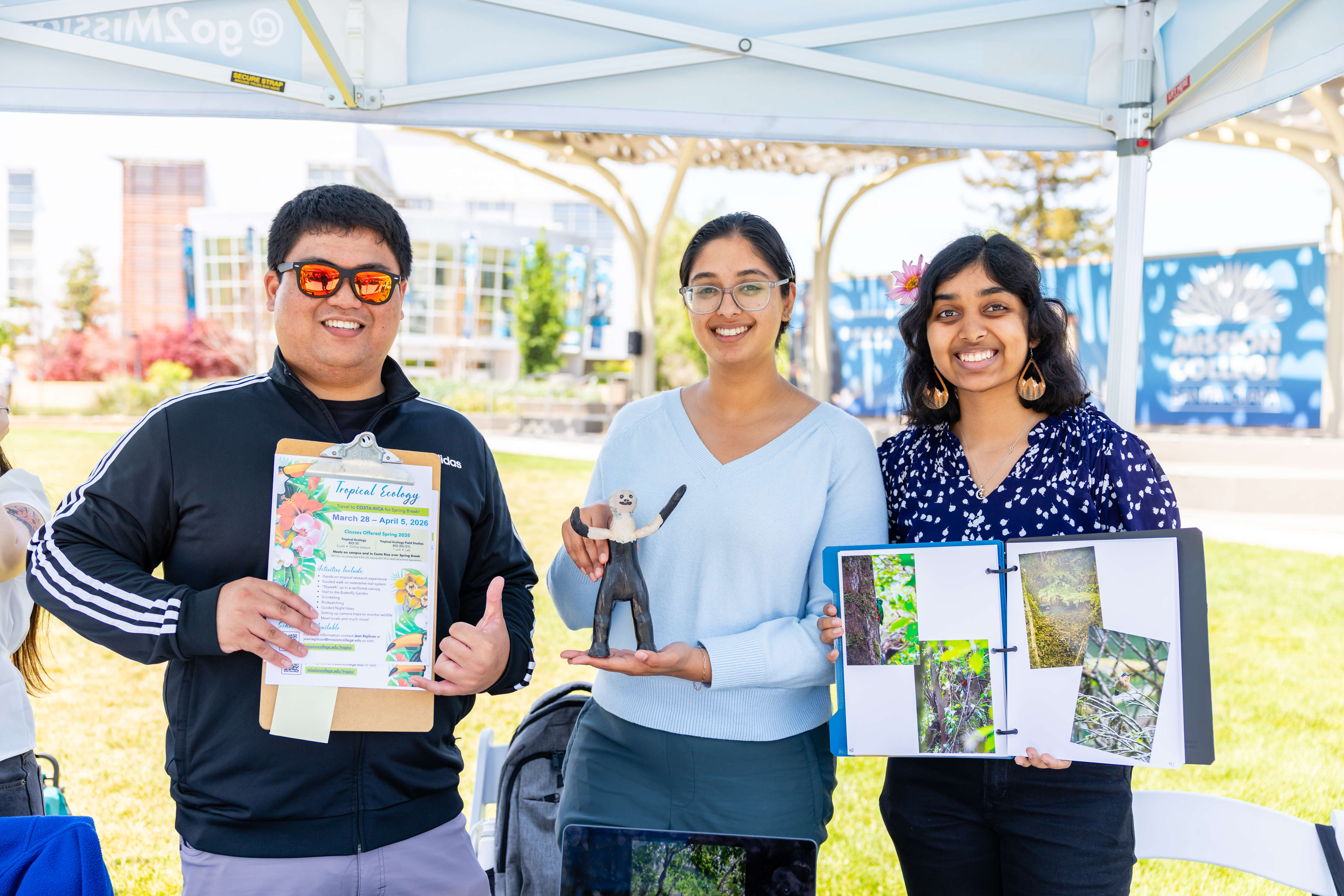 Students at Eco Fair