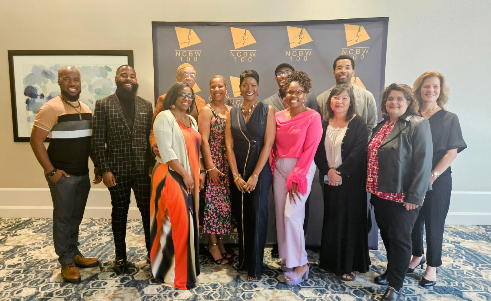 Mission College faculty member being recognized at event